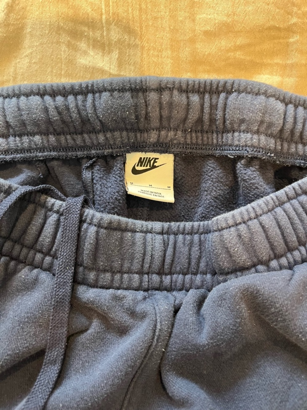 Nike Mens Navy Fleece Joggers